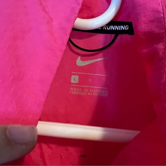 New Womens Nike Swoosh Pullover Running Windbreaker Size large - Picture 4 of 7
